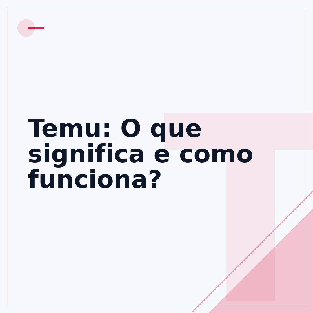Temu: O que significa e como funciona?