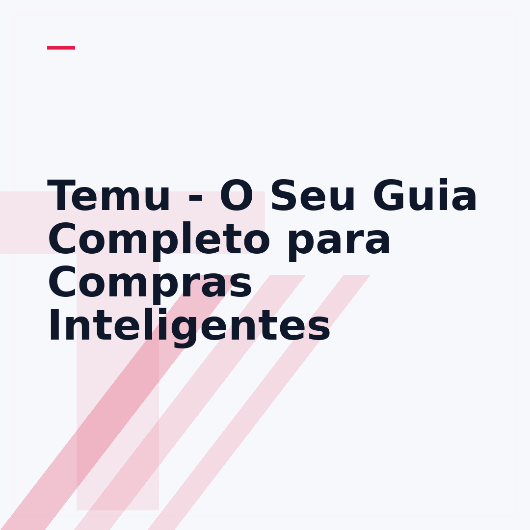 Temu - O Seu Guia Completo para Compras Inteligentes
