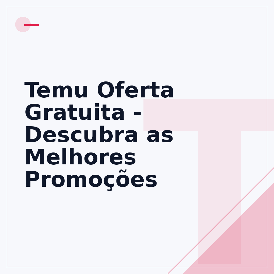 Temu Oferta Gratuita - Descubra as Melhores Promoções