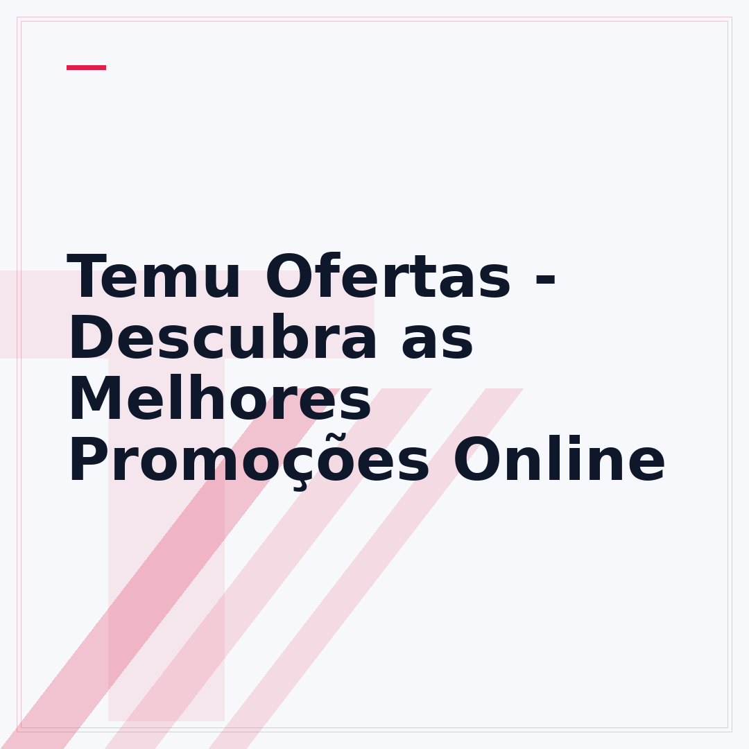 Temu Ofertas - Descubra as Melhores Promoções Online