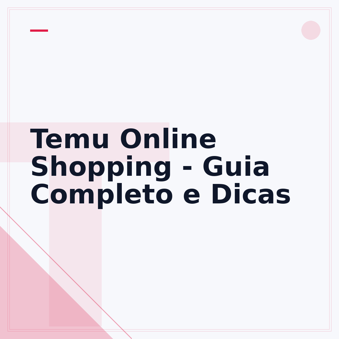 Temu Online Shopping - Guia Completo e Dicas