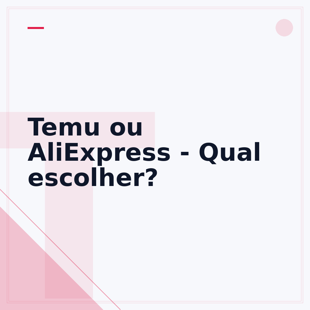 Temu ou AliExpress - Qual escolher?