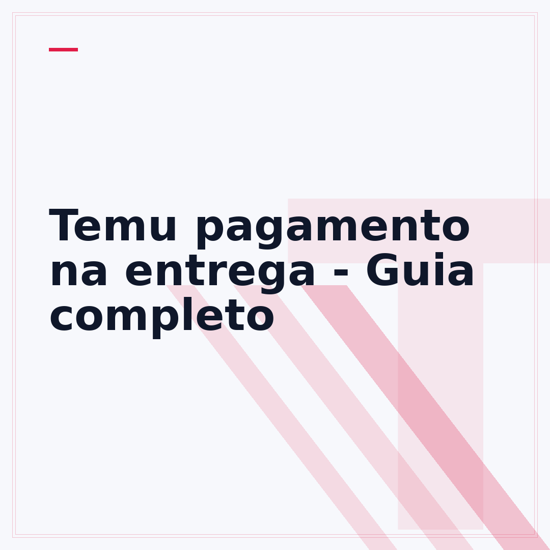 Temu pagamento na entrega - Guia completo