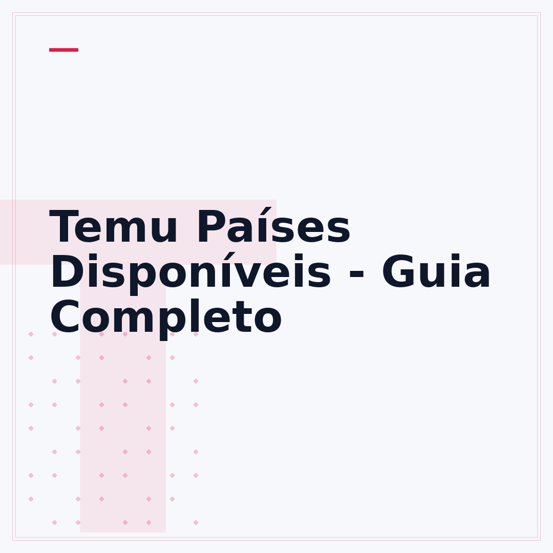 Temu Países Disponíveis - Guia Completo