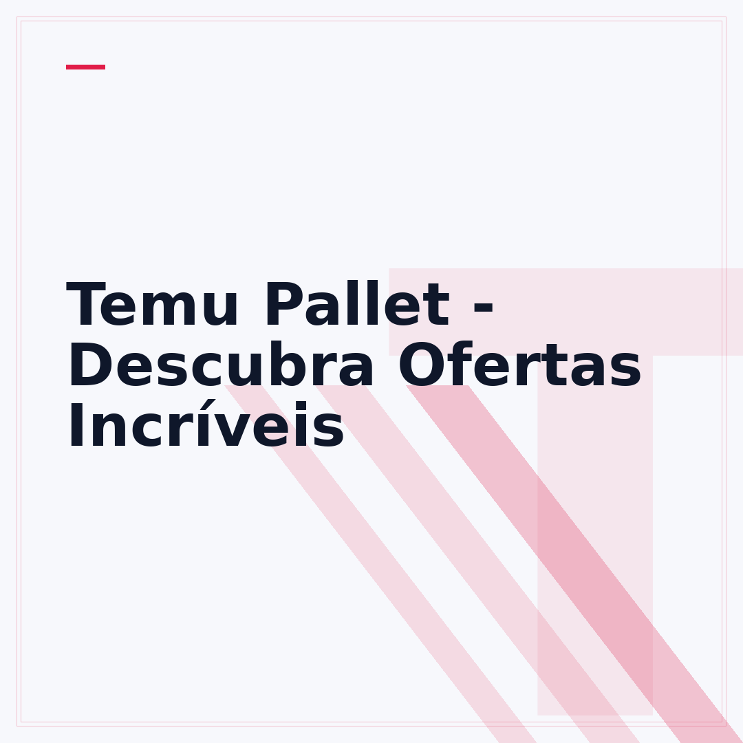 Temu Pallet - Descubra Ofertas Incríveis