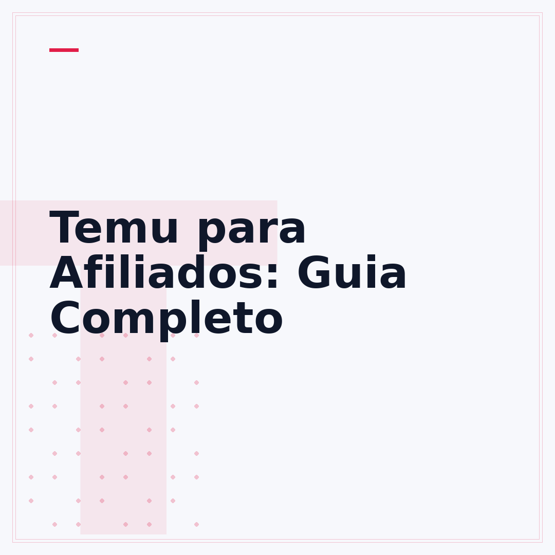 Temu para Afiliados: Guia Completo