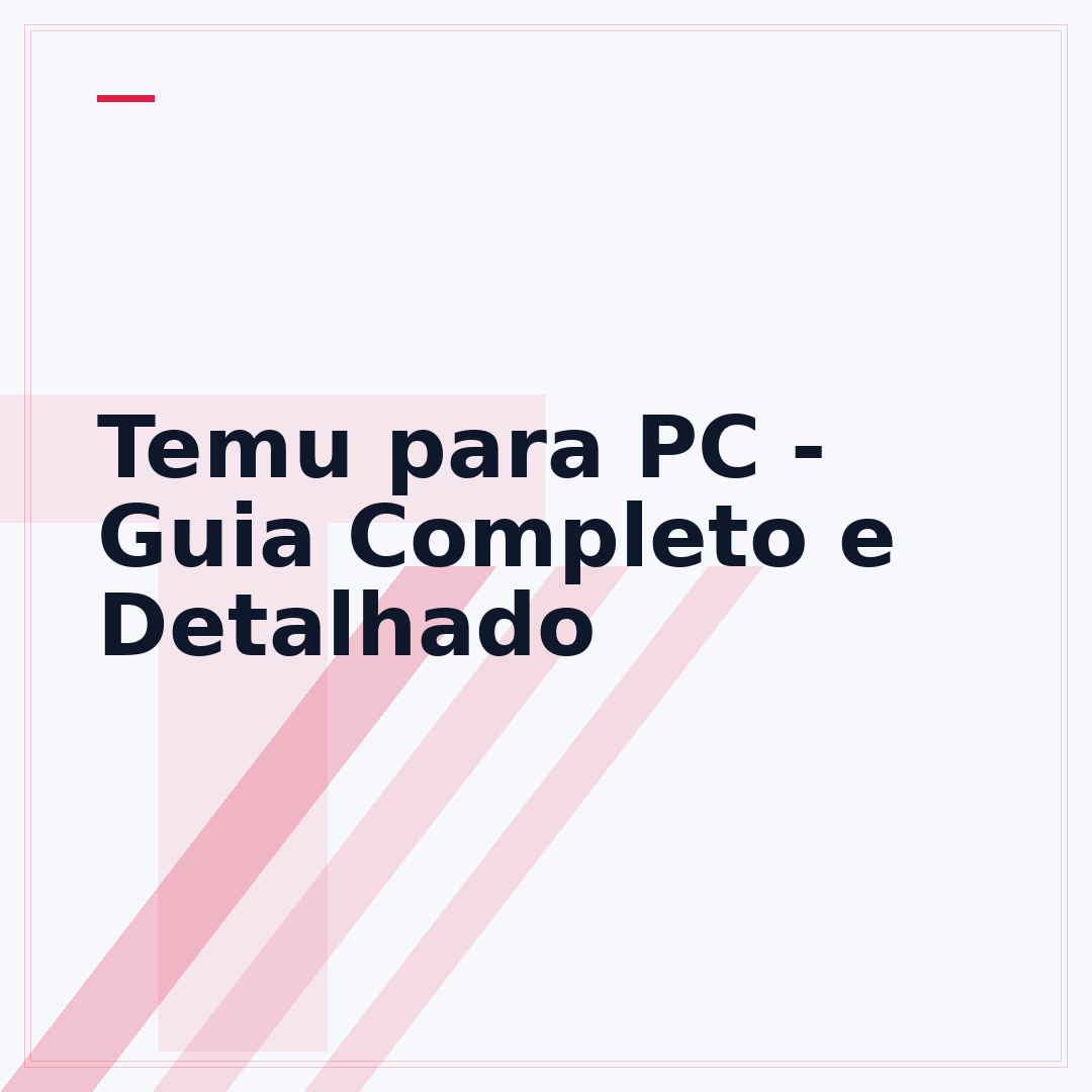 Temu para PC - Guia Completo e Detalhado