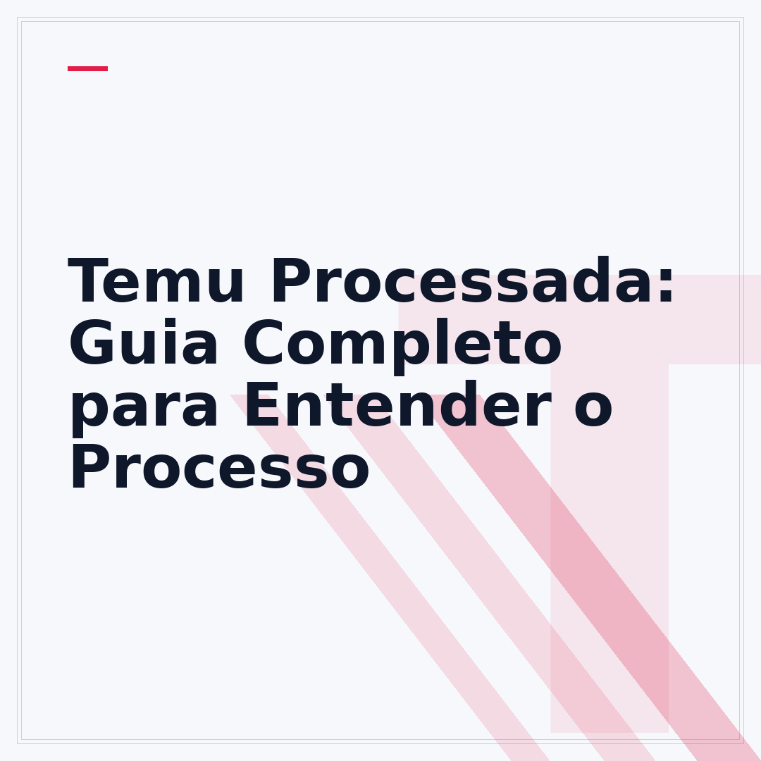 Temu Processada: Guia Completo para Entender o Processo