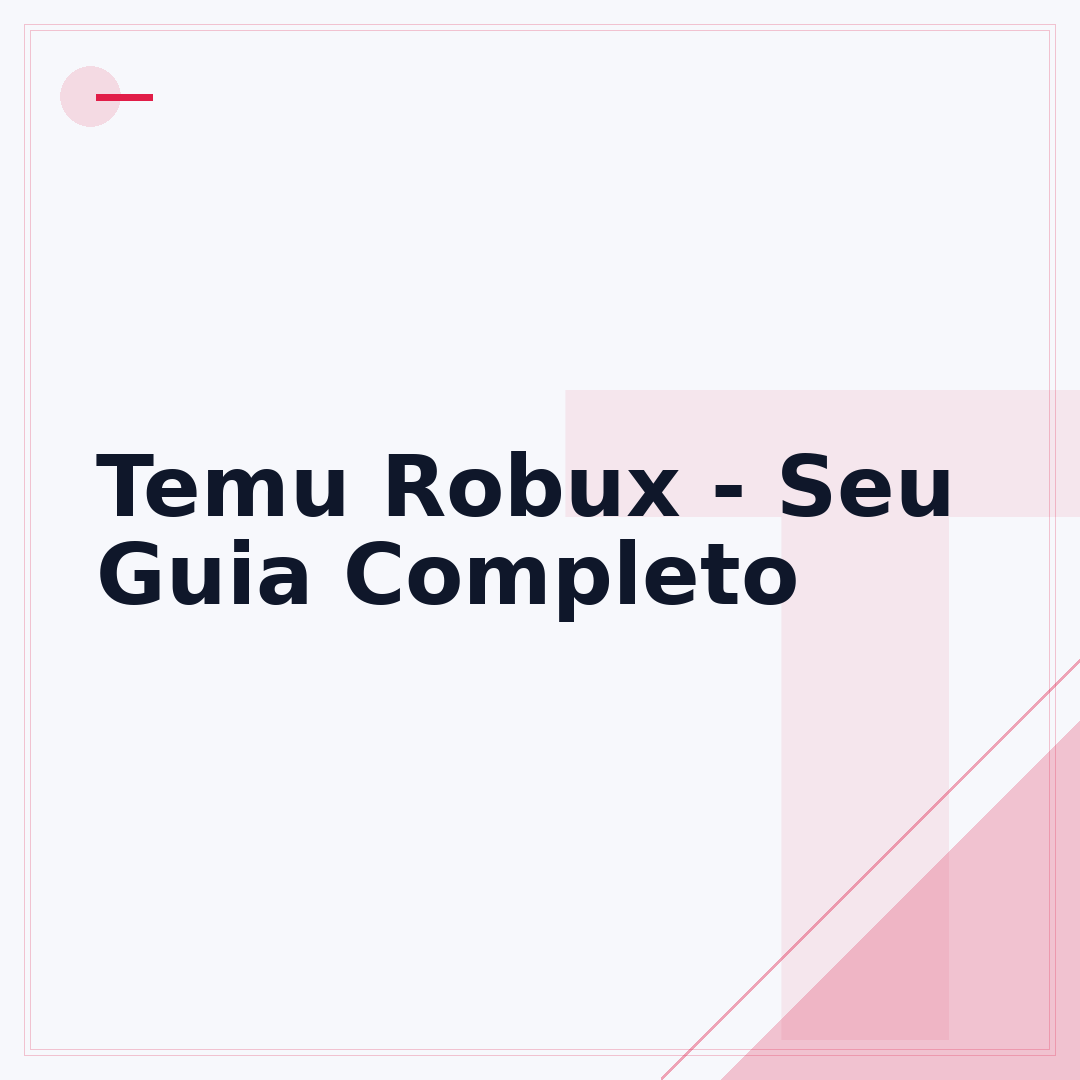 Temu Robux - Seu Guia Completo