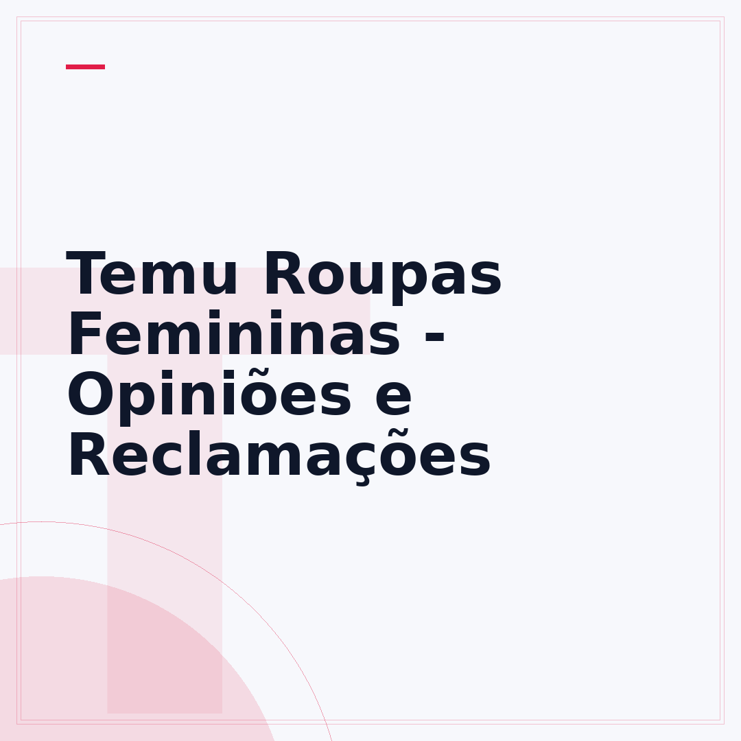 Temu Roupas Femininas - Opiniões e Reclamações