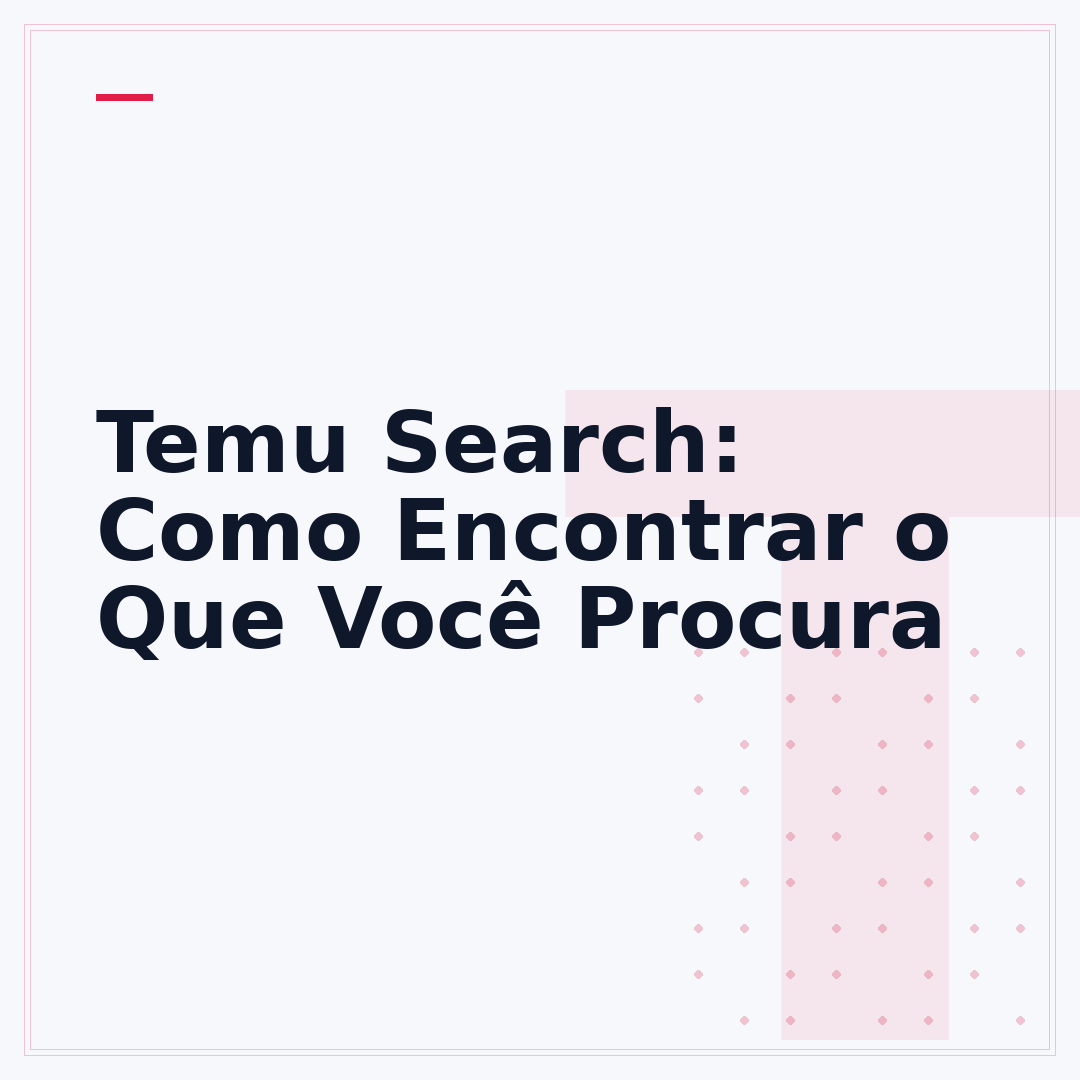 Temu Search: Como Encontrar o Que Você Procura