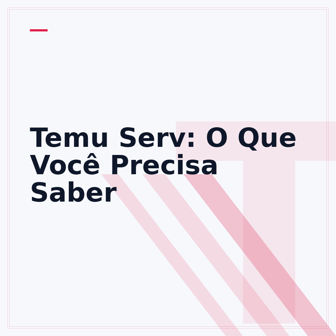 Temu Serv: O Que Você Precisa Saber
