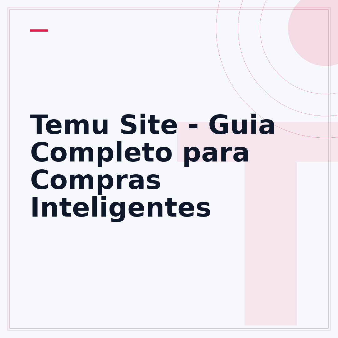 Temu Site - Guia Completo para Compras Inteligentes