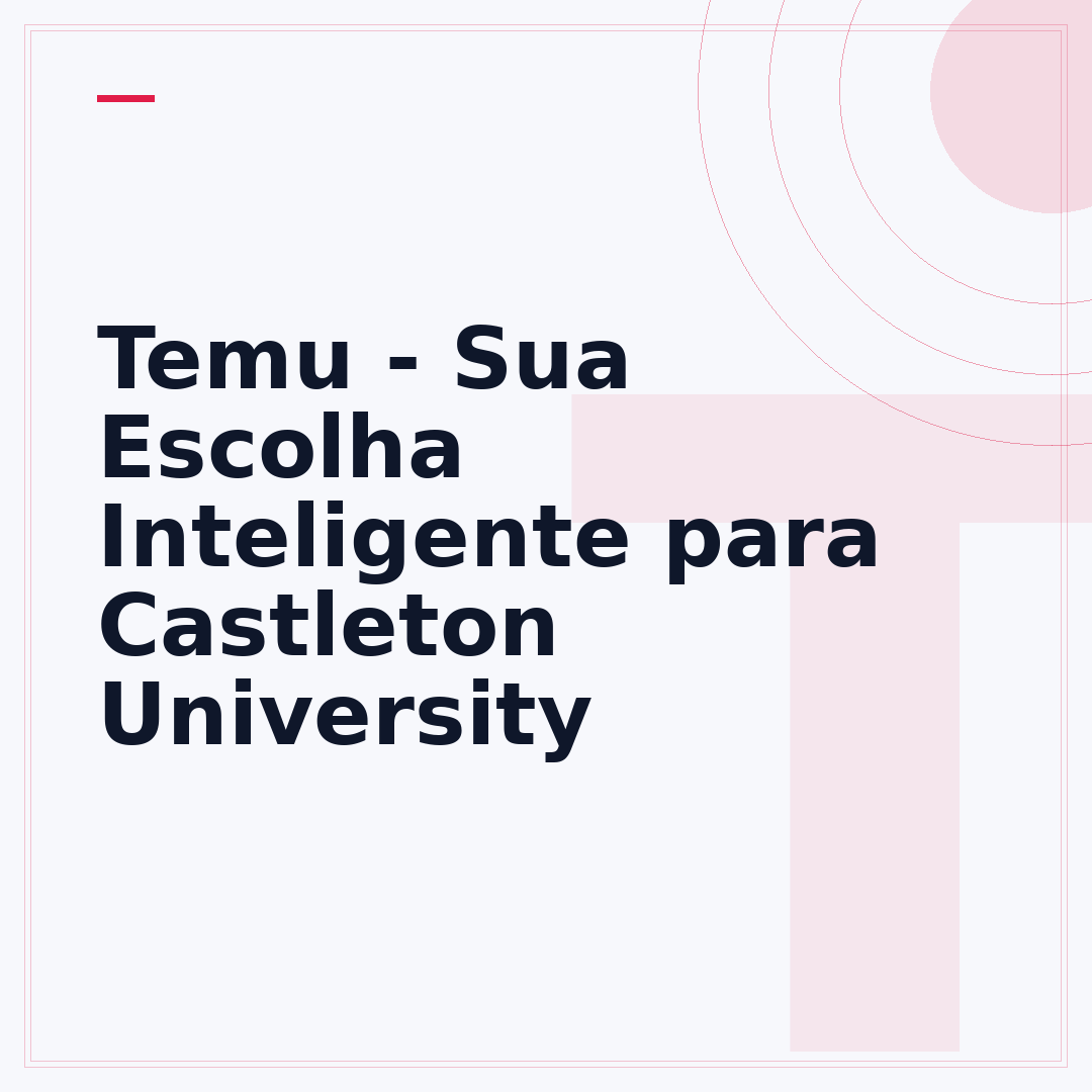 Temu - Sua Escolha Inteligente para Castleton University