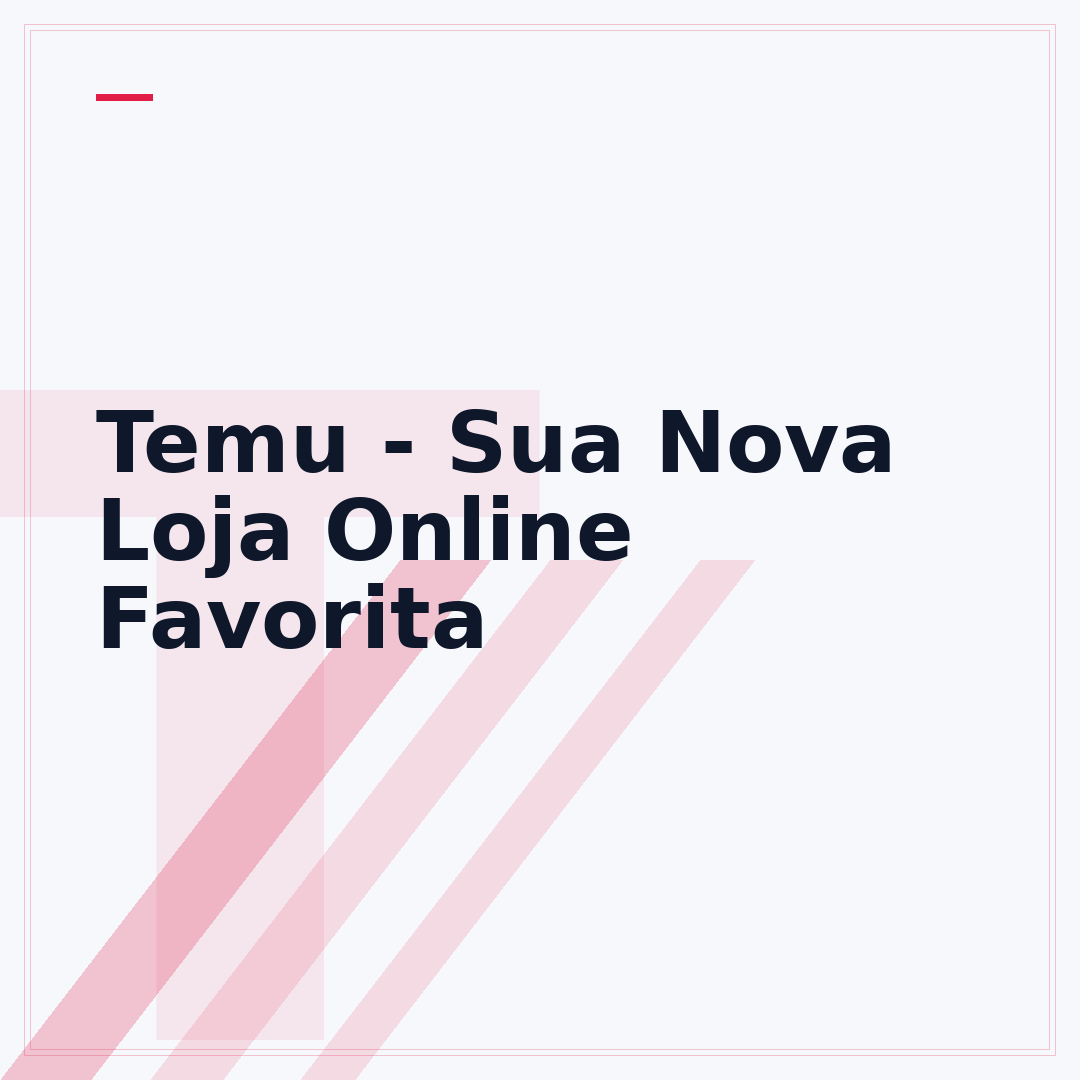 Temu - Sua Nova Loja Online Favorita