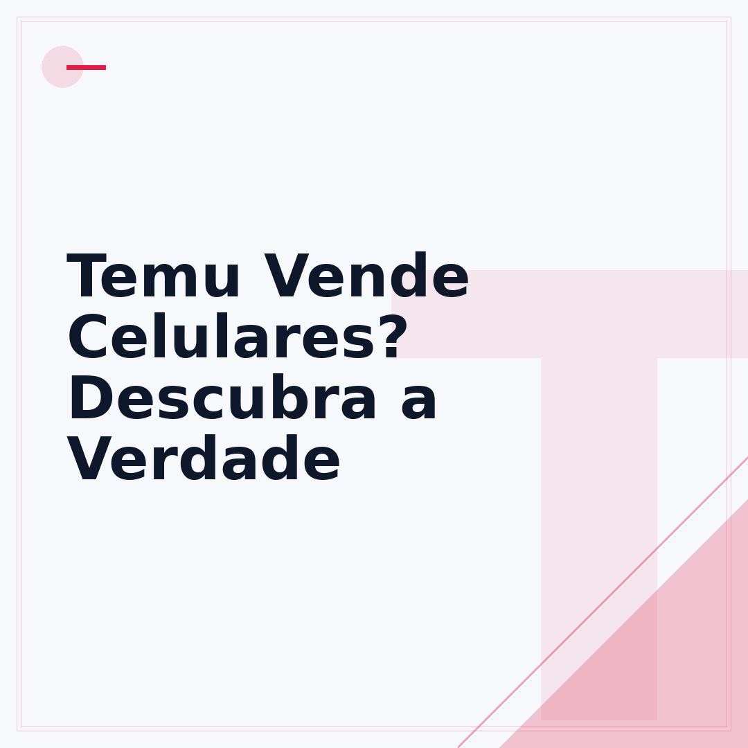 Temu Vende Celulares? Descubra a Verdade