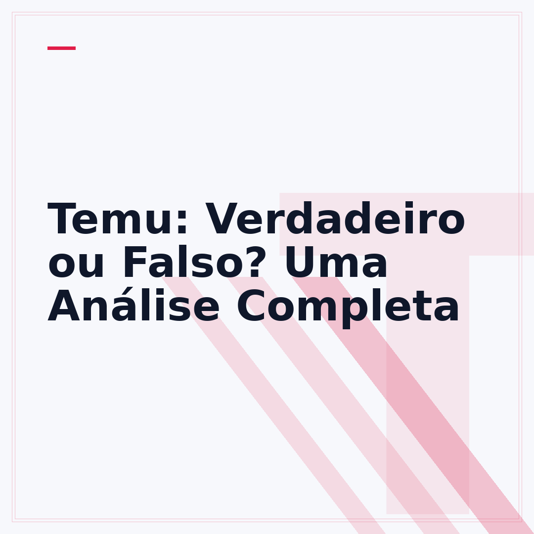 Temu: Verdadeiro ou Falso? Uma Análise Completa