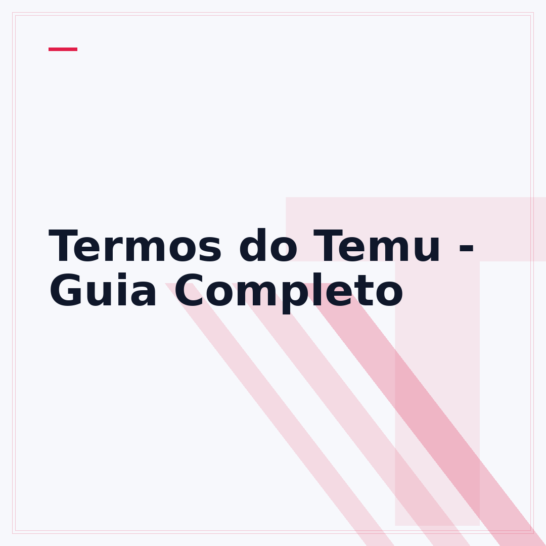 Termos do Temu - Guia Completo