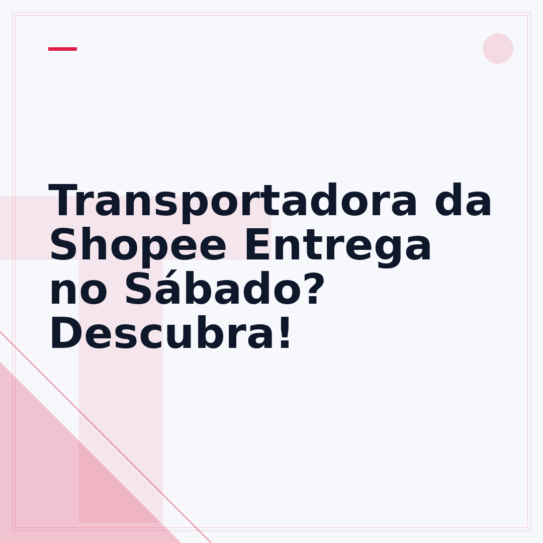 Transportadora da Shopee Entrega no Sábado? Descubra!