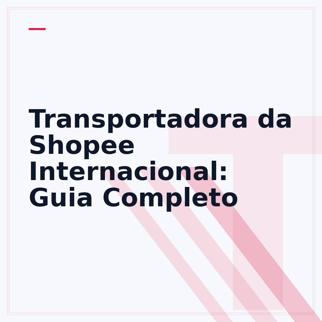 Transportadora da Shopee Internacional: Guia Completo