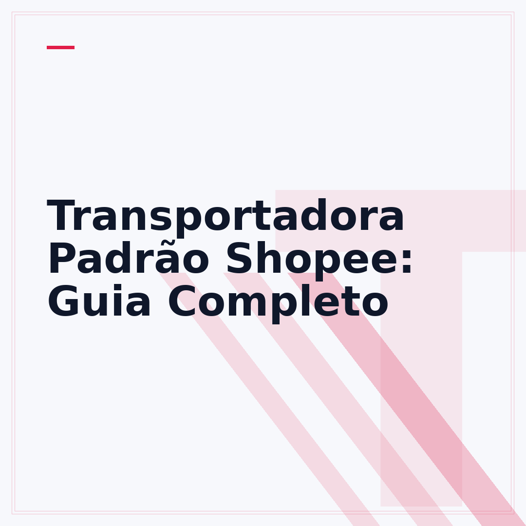 Transportadora Padrão Shopee: Guia Completo