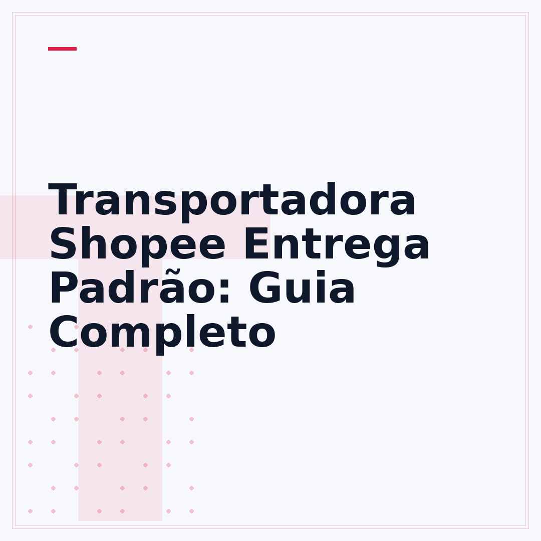Transportadora Shopee Entrega Padrão: Guia Completo